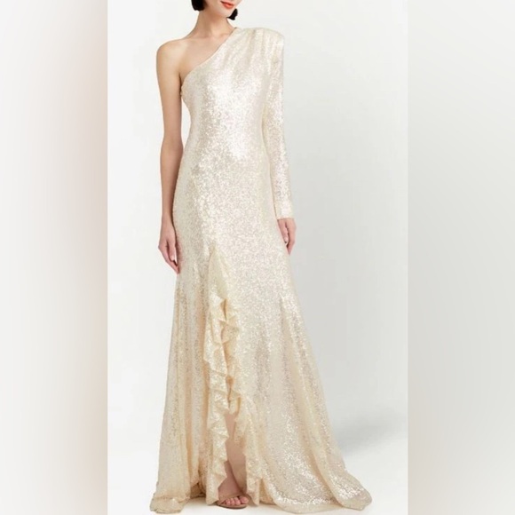 Cinq A Sept Angeline Gown sequin long dress - Picture 2 of 9